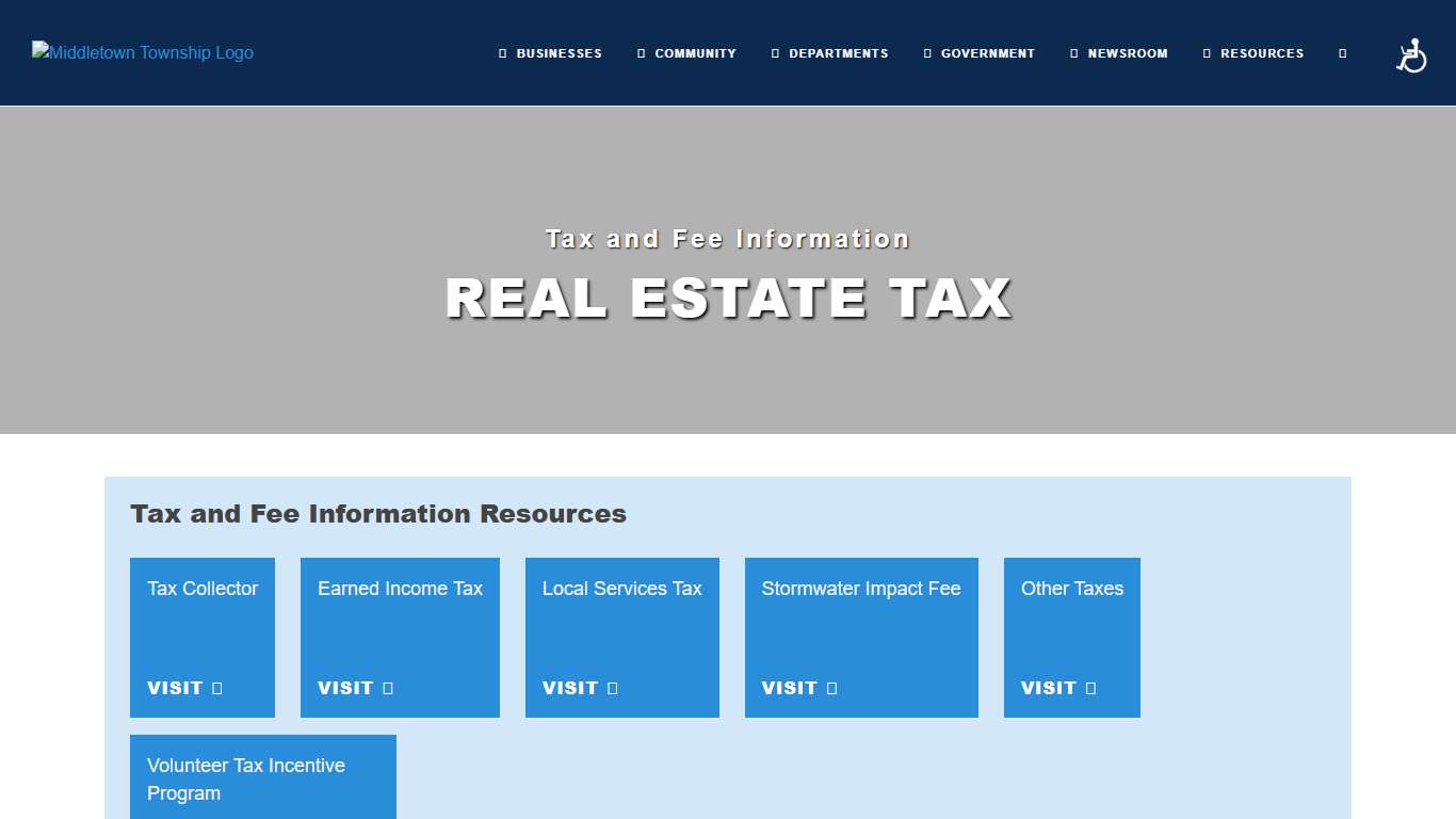 Real Estate Tax | Middletown Township | Bucks County | PA